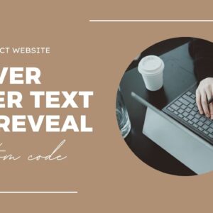 Hover Over Text to Reveal Image
