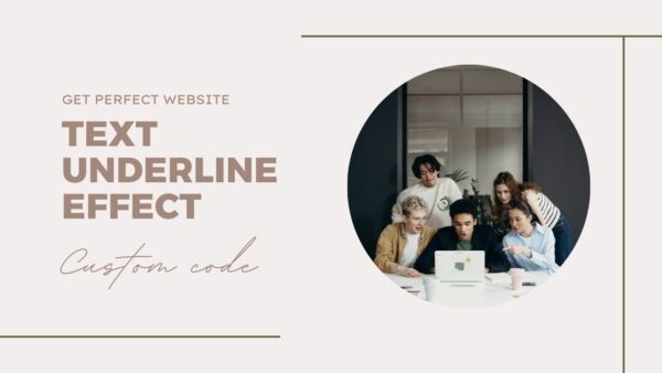 Text Underline Effect