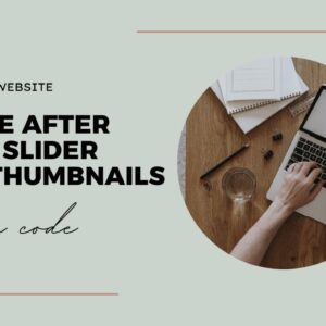Before After Image Slider with Thumbnails