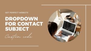 Dropdown For Contact Subject