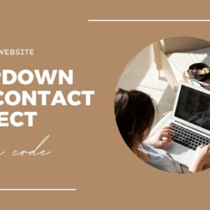 Dropdown For Contact Subject